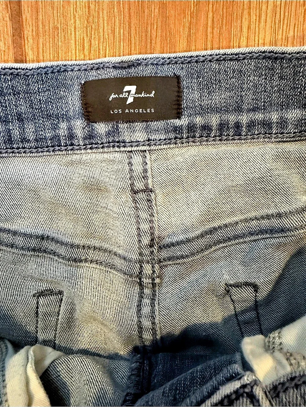 7 for all mankind Jeans Straight Leg Jeans Blue Waist 30